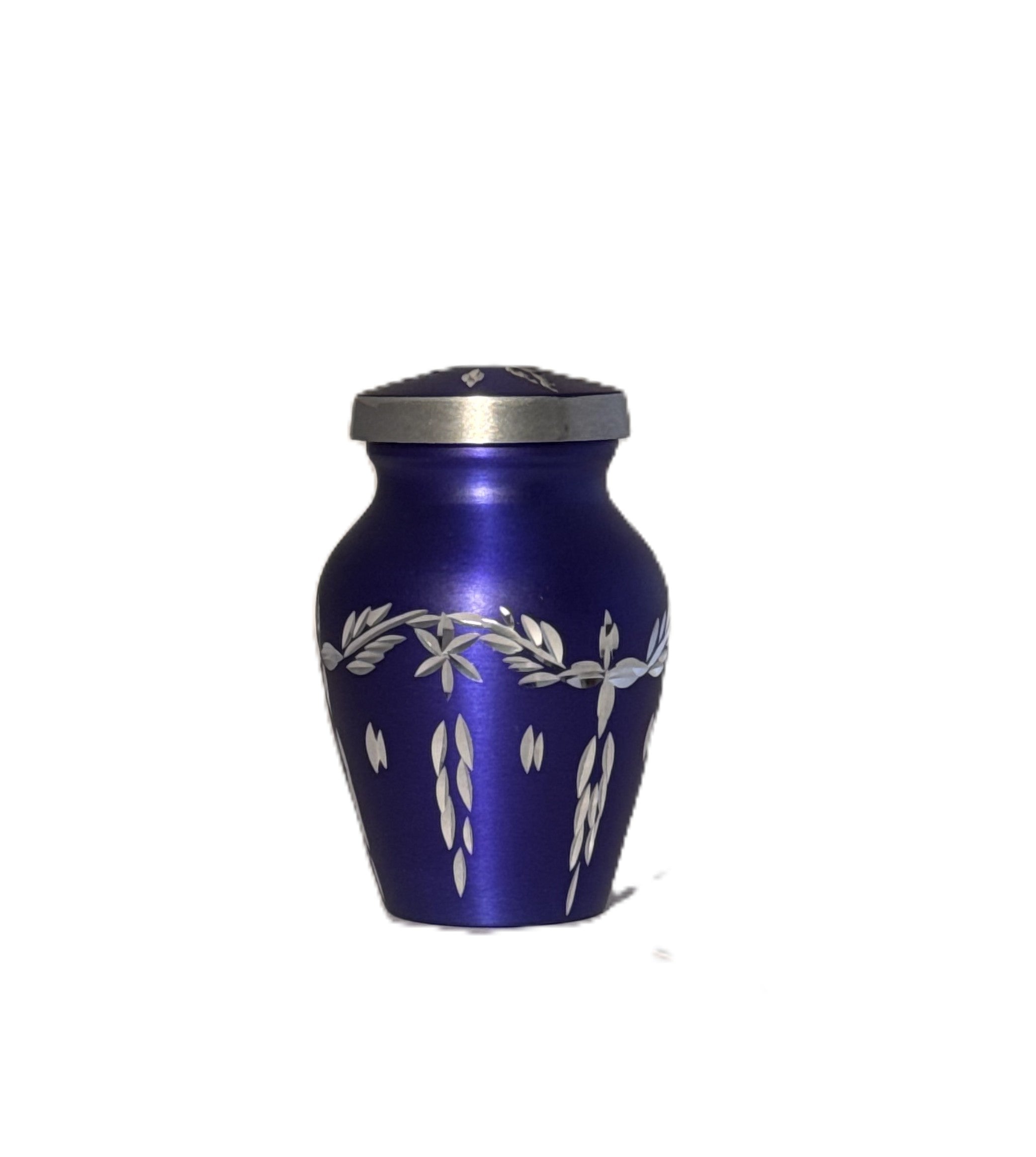 Aluminum Shimmer Diamond Blue Keepsake