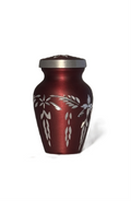 Aluminum Shimmer Diamond Burgundy Keepsake
