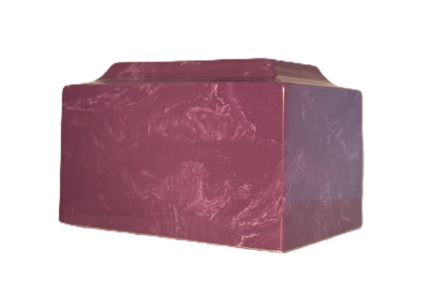Cultured Marble Urn - Multiple Color Variants Available