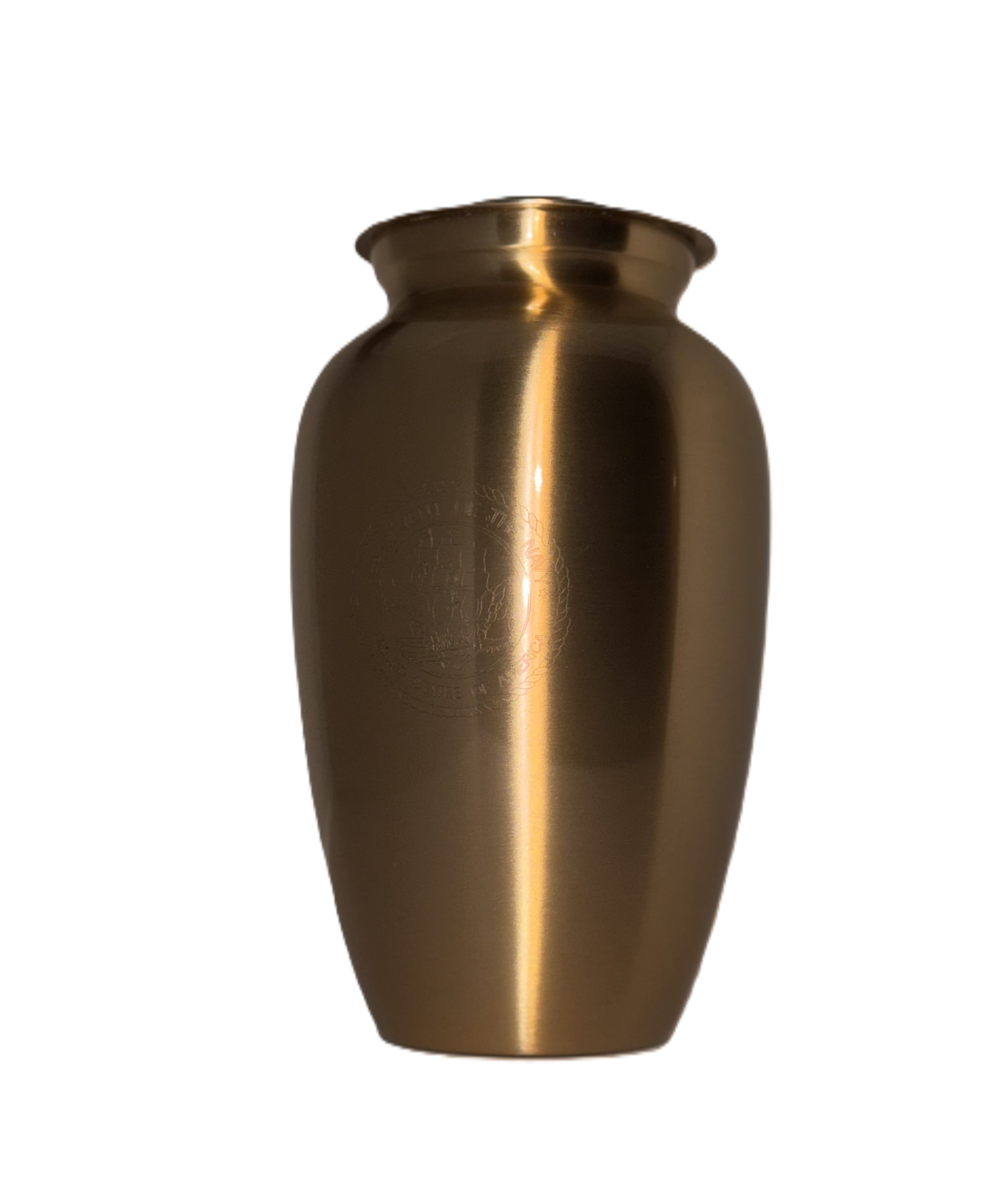 Brass Navy Emblem Urn