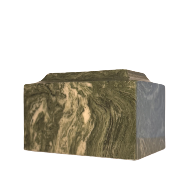 Cultured Marble Urn - Multiple Color Variants Available