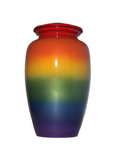 Faded Rainbow Urn