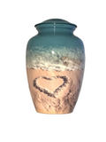 Heart in the Sand Urn
