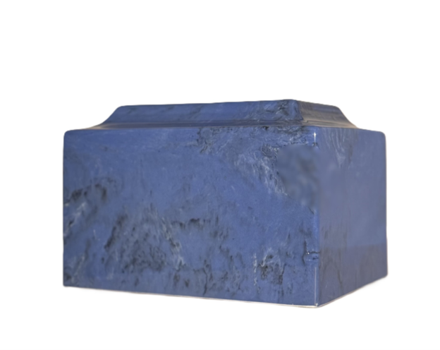 Cultured Marble Urn - Multiple Color Variants Available