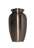 Pewter Brass Marine Corp Urn