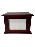 Photo Frame Dark Wood Urn
