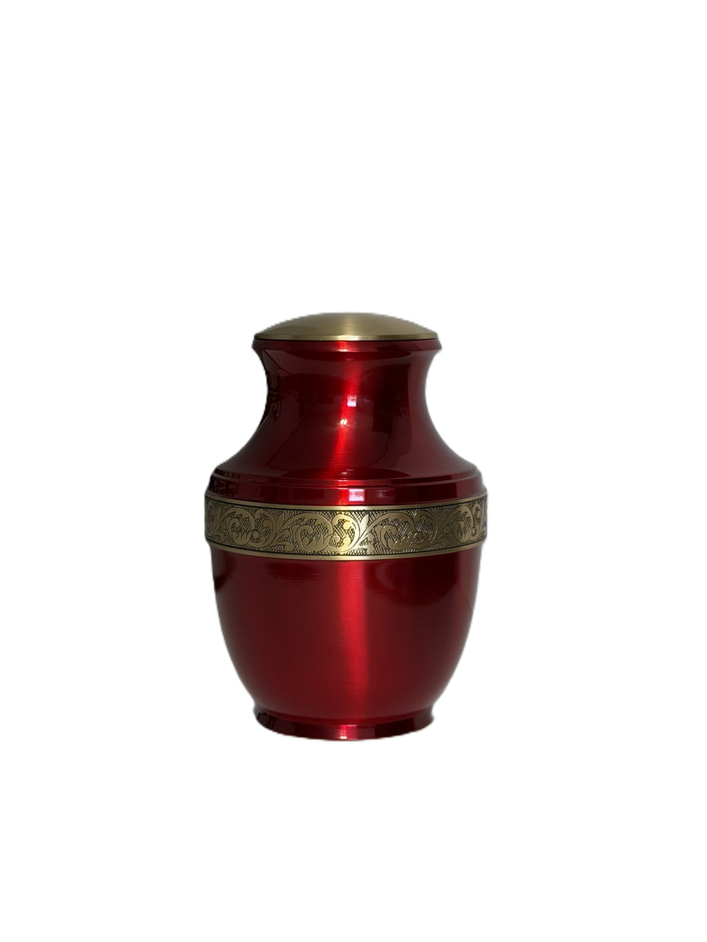 Red Gold Touch Urn