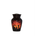Sunset Sky Golfer and Golf Cart Keepsake