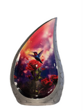 TearDrop Hummingbird Rose Urn