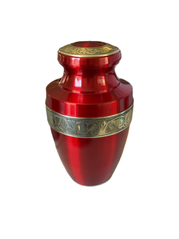Tranquility Adult Urn - Red