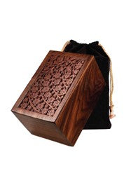 Tree of Life Wood Box Urn