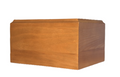Wood Urn - Tan Finish