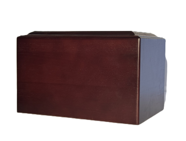 Wood Urn - Mahogany Finish
