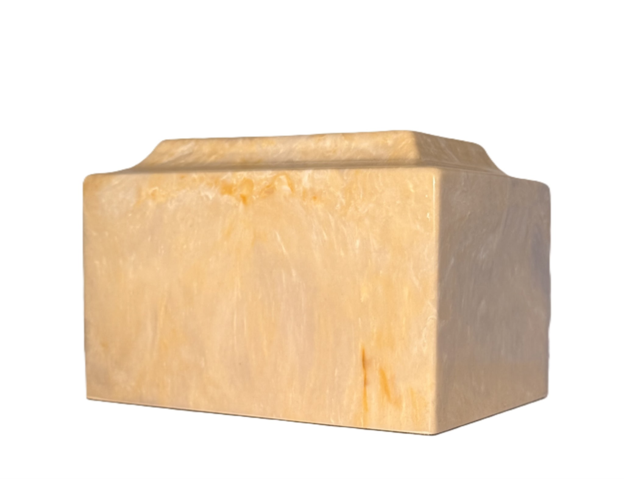 Cultured Marble Urn - Multiple Color Variants Available